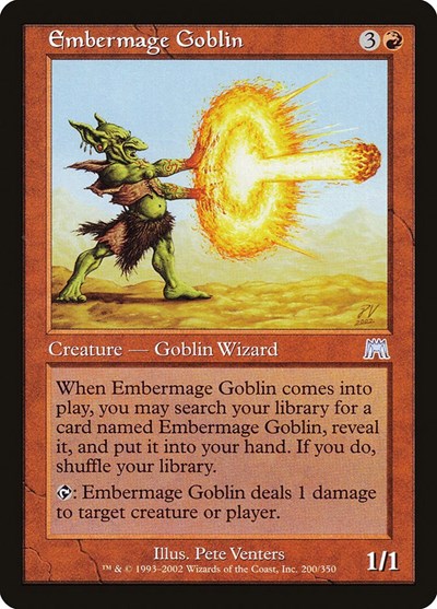 Embermage Goblin, Onslaught