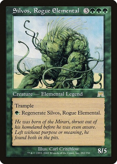 Silvos, Rogue Elemental, Onslaught