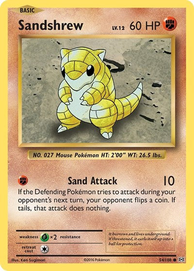 Sandshrew, XY - Evolutions