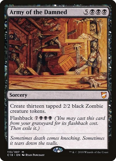 Army of the Damned, Commander 2018