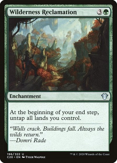 Wilderness Reclamation, Commander 2020