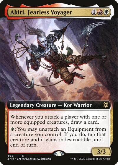Akiri, Fearless Voyager (Extended Art), Zendikar Rising