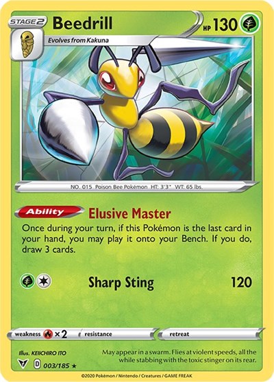 Beedrill, SWSH04: Vivid Voltage