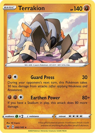 Terrakion, SWSH04: Vivid Voltage