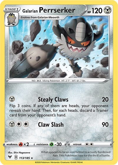 Galarian Perrserker, SWSH04: Vivid Voltage