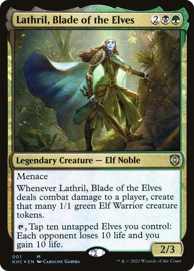 Lathril, Blade of the Elves, Commander: Kaldheim
