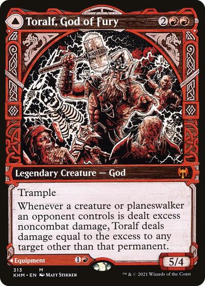 Toralf, God of Fury (Showcase), Kaldheim