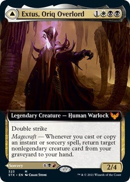 Extus, Oriq Overlord (Extended Art), Strixhaven: School of Mages