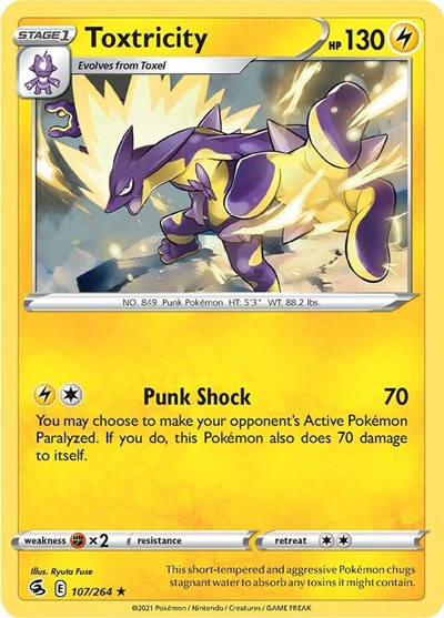 Toxtricity (107), SWSH08: Fusion Strike
