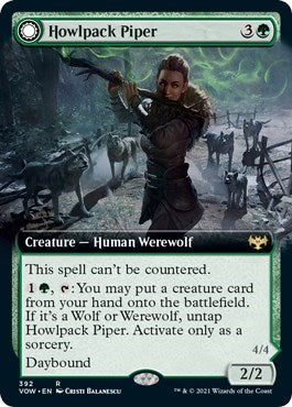 Howlpack Piper (Extended Art), Innistrad: Crimson Vow