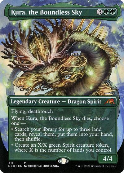 Kura, the Boundless Sky (Borderless), Kamigawa: Neon Dynasty
