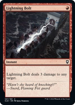 Lightning Bolt, Commander Legends: Battle for Baldur's Gate
