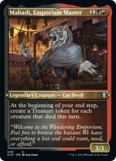 Mahadi, Emporium Master (Foil Etched), Commander Legends: Battle for Baldur's Gate