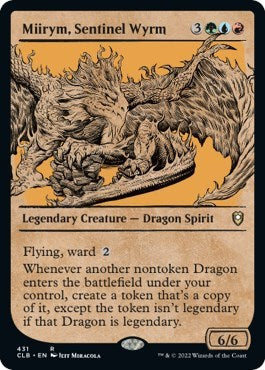 Miirym, Sentinel Wyrm (Showcase), Commander Legends: Battle for Baldur's Gate