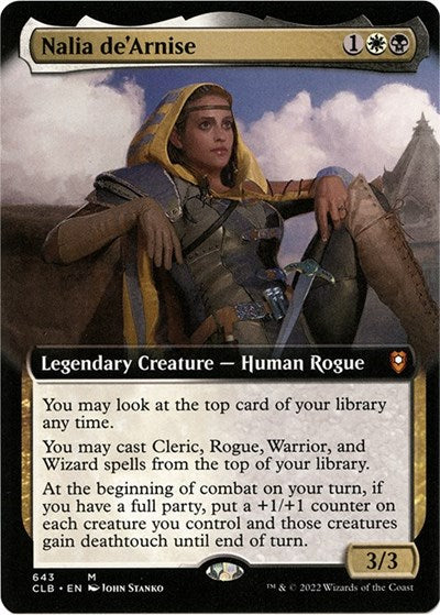 Nalia de'Arnise (Extended Art), Commander Legends: Battle for Baldur's Gate