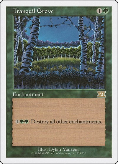 Tranquil Grove, Classic Sixth Edition