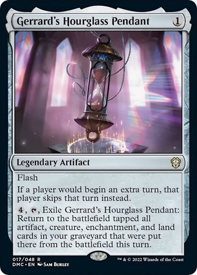 Gerrard's Hourglass Pendant, Commander: Dominaria United