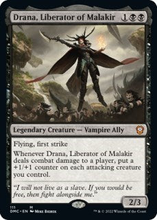 Drana, Liberator of Malakir, Commander: Dominaria United