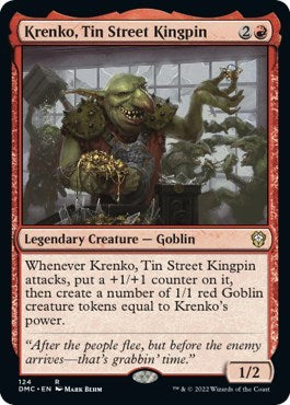 Krenko, Tin Street Kingpin, Commander: Dominaria United