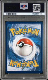 Eevee - PSA 9, back of slab, cert 108659512
