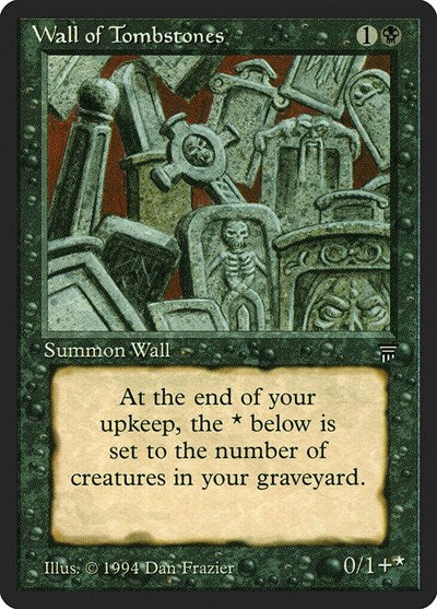 Wall of Tombstones, Legends