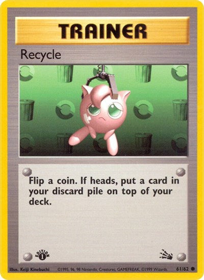 Recycle, Fossil