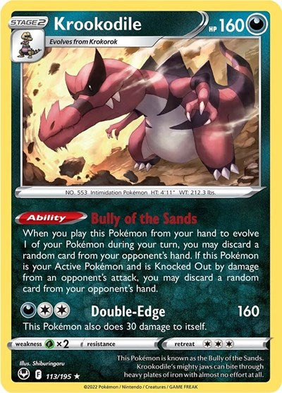 Krookodile, SWSH12: Silver Tempest