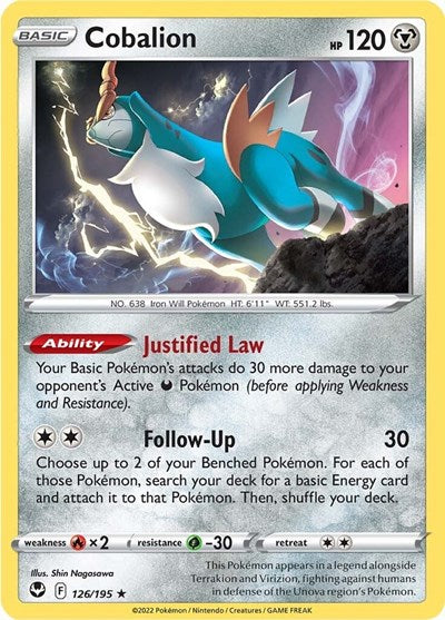 Cobalion, SWSH12: Silver Tempest