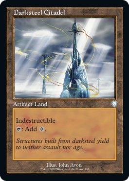 Darksteel Citadel (Retro Frame), Commander: The Brothers' War