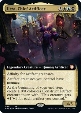 Urza, Chief Artificer (Extended Art), Commander: The Brothers' War
