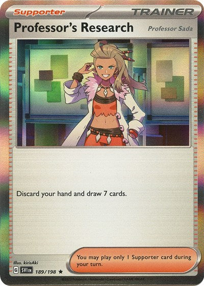 Professor's Research [Professor Sada], SV01: Scarlet & Violet Base Set