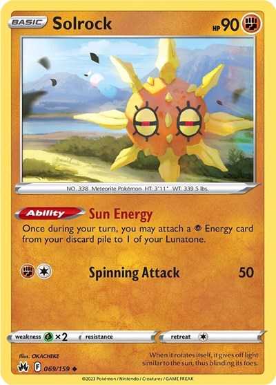 Solrock, SWSH: Crown Zenith