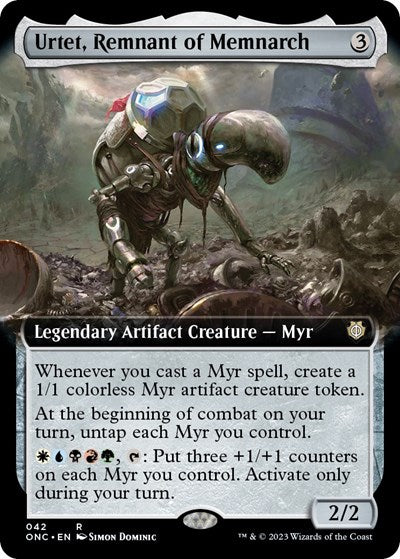 Urtet, Remnant of Memnarch (Extended Art), Commander: Phyrexia: All Will Be One