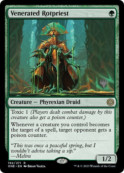 Venerated Rotpriest, Promo Pack: Phyrexia: All Will Be One
