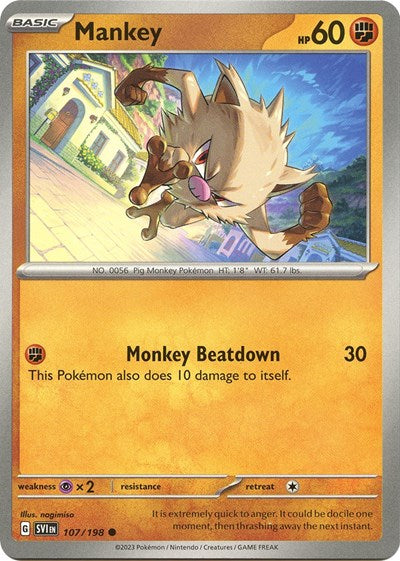 Mankey, SV01: Scarlet & Violet Base Set