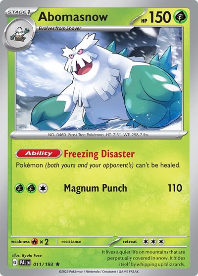 Abomasnow, SV02: Paldea Evolved