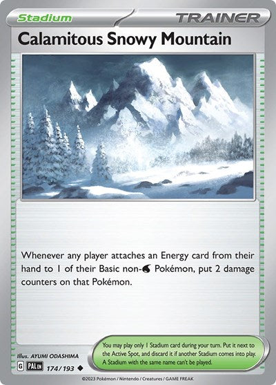 Calamitous Snowy Mountain, SV02: Paldea Evolved