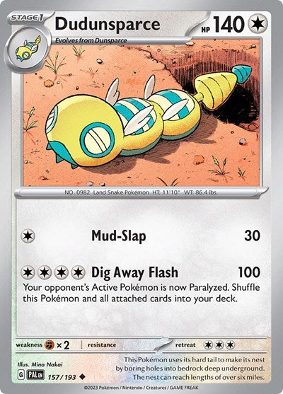 Dudunsparce, SV02: Paldea Evolved