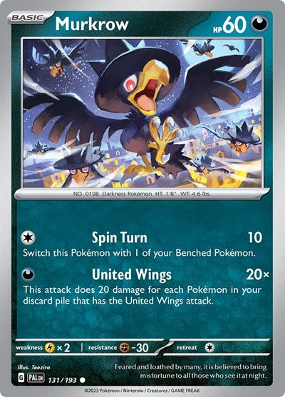 Murkrow, SV02: Paldea Evolved