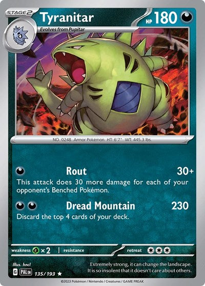 Tyranitar, SV02: Paldea Evolved