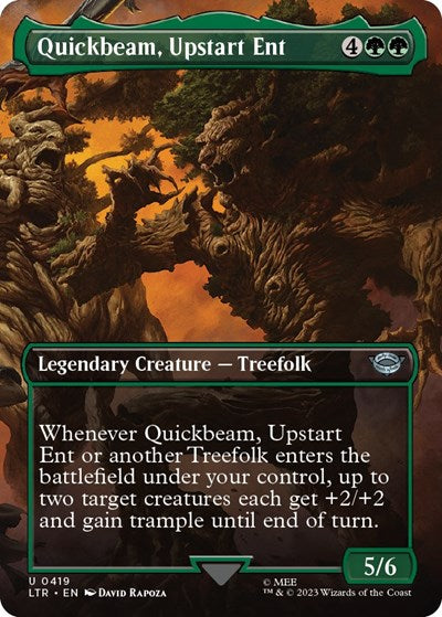 Quickbeam, Upstart Ent (Borderless), Universes Beyond: The Lord of the Rings: Tales of Middle-earth