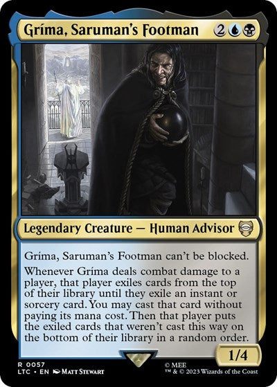 Grima, Saruman's Footman, Commander: The Lord of the Rings: Tales of Middle-earth