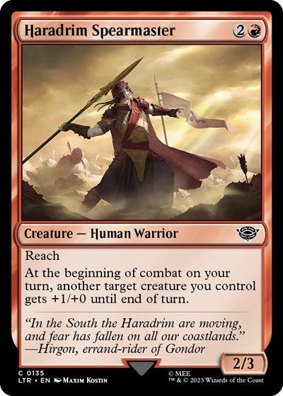 Haradrim Spearmaster, Universes Beyond: The Lord of the Rings: Tales of Middle-earth