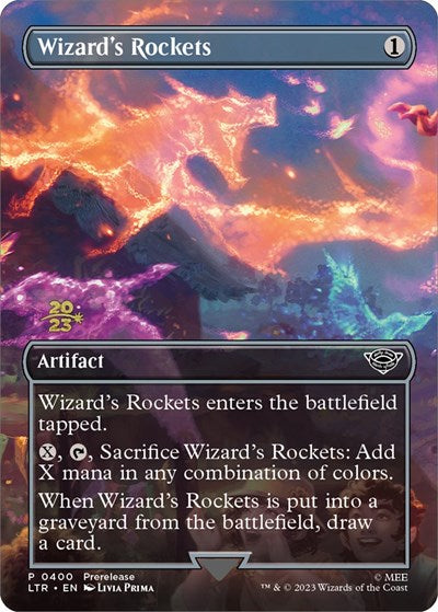 Wizard's Rockets, Prerelease Cards