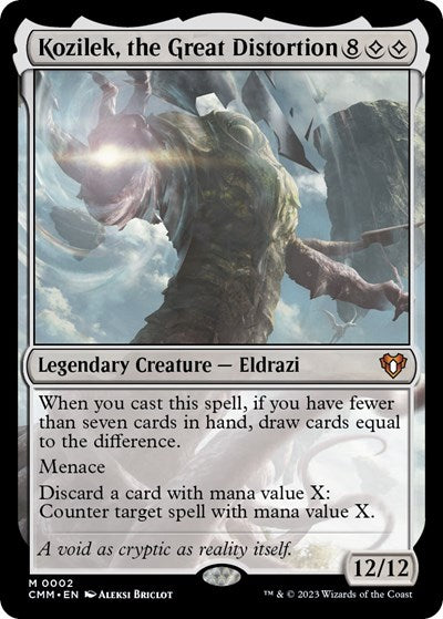 Kozilek, the Great Distortion, Commander Masters