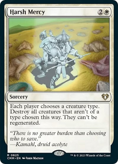 Harsh Mercy, Commander Masters
