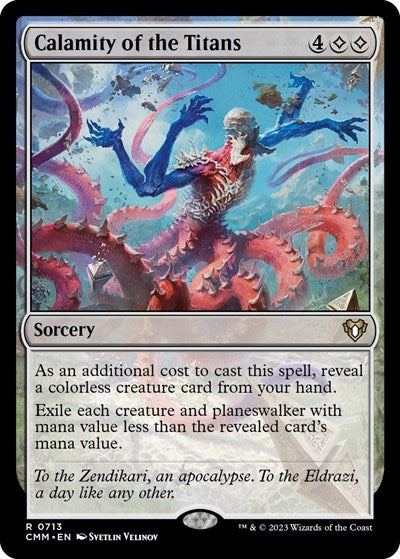 Calamity of the Titans, Commander Masters