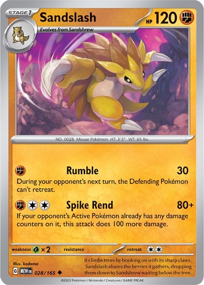 Sandslash, SV: Scarlet & Violet 151