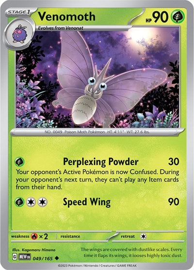 Venomoth, SV: Scarlet & Violet 151