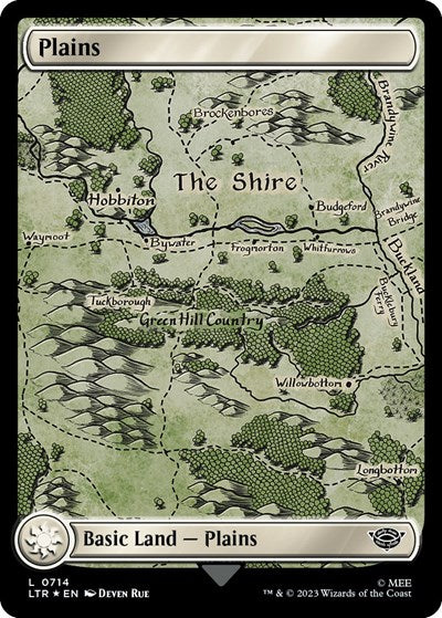 Plains (0714) (Surge Foil), Universes Beyond: The Lord of the Rings: Tales of Middle-earth
